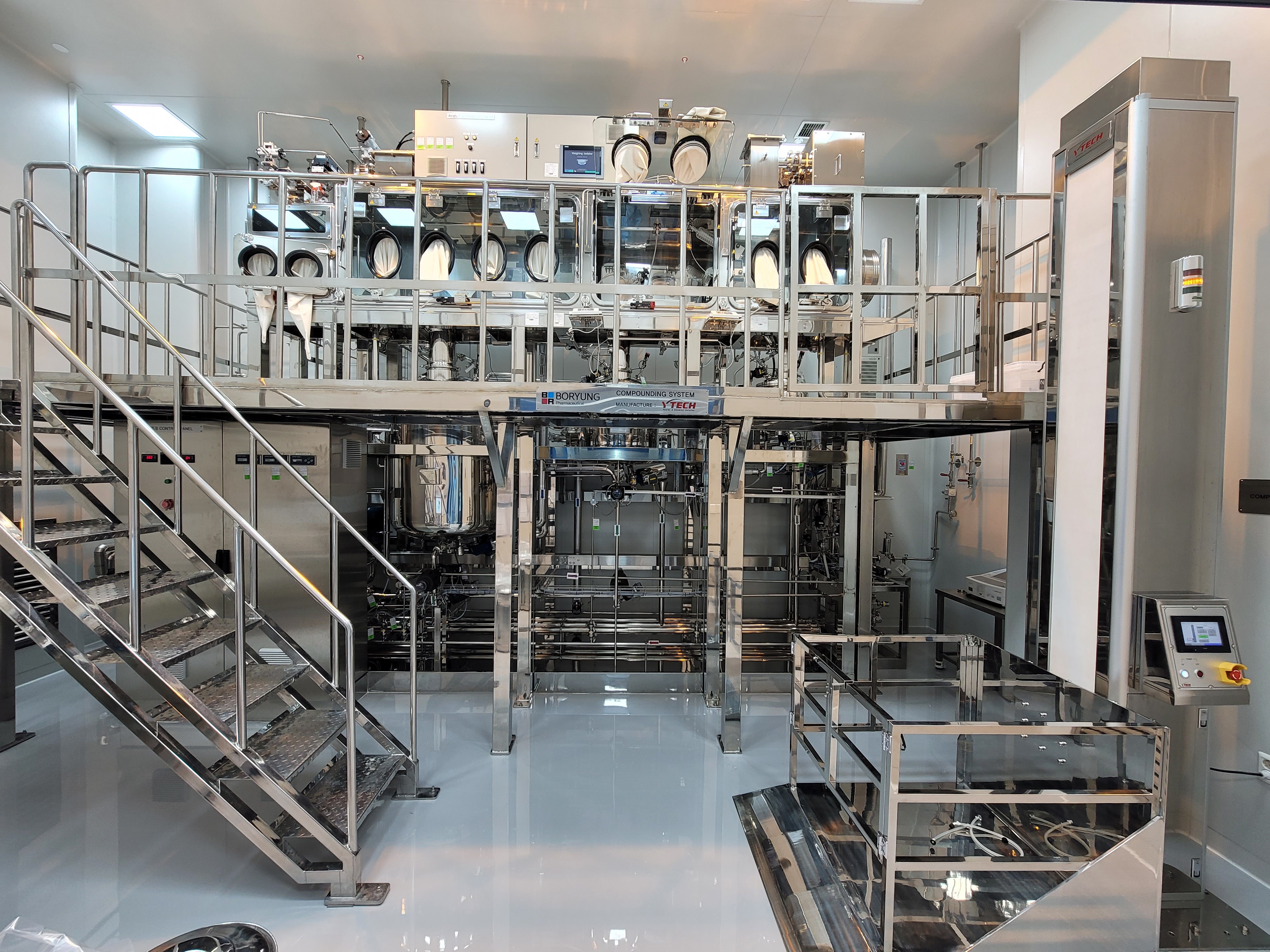 Y-TECH pharmaceutical and biopharma process system installation