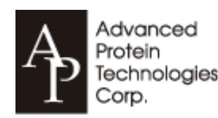 Advanced Protein Technologies Corp. corporate identity